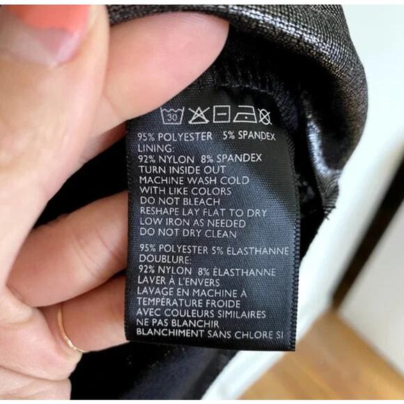 NWT Urban Outfitters Silence + Noise Metallic Cowl Open Back Blouse XS - Picture 3 of 7